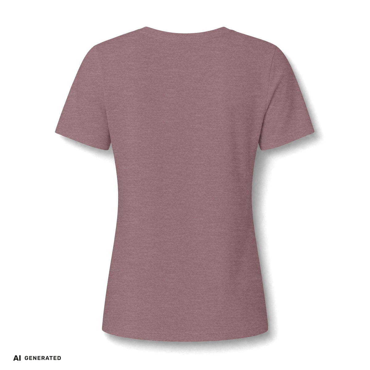 Damen V-Ausschnitt T-Shirt Blumenkind – Blumen Paisley Retro | musikworlds Artist Collection – AI GENERATED / KI-GENERIERT