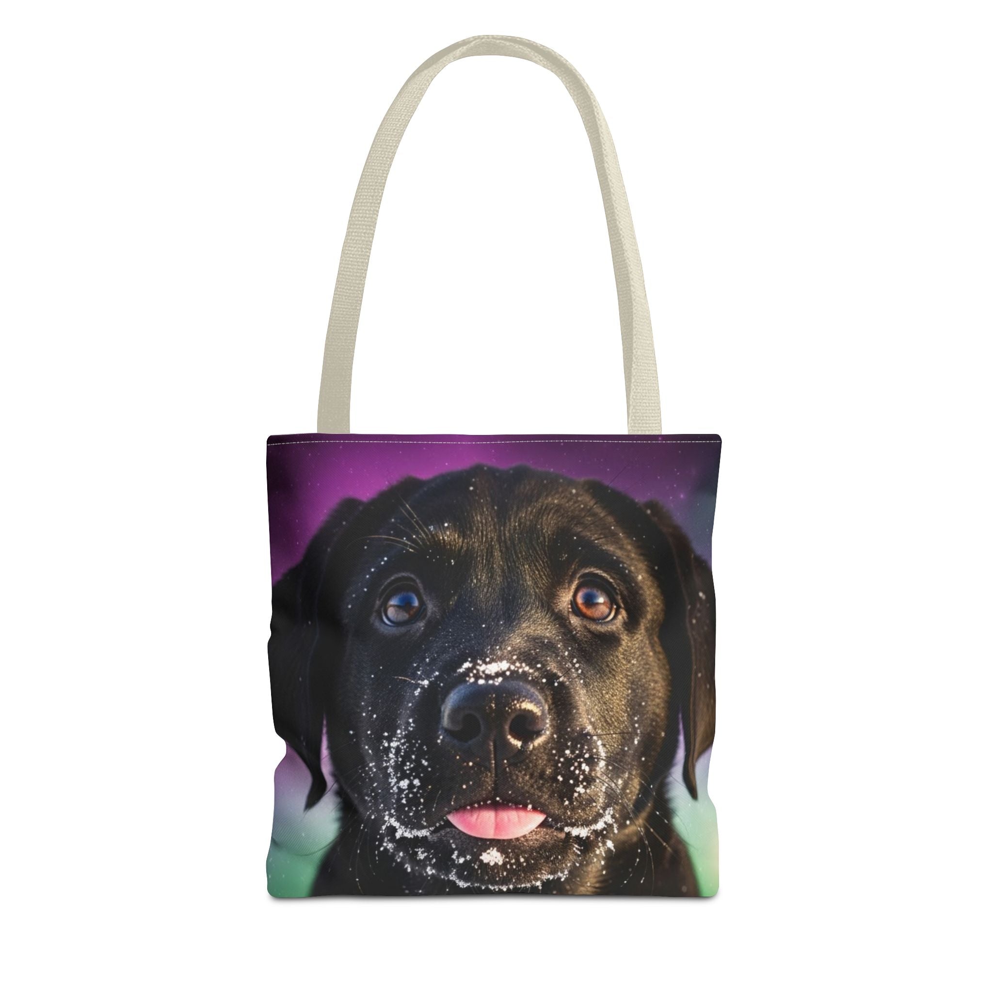 Black Lab Portrait Tote Bag – Labrador Hundeliebhaber Geschenk | musikworlds Artist Collection