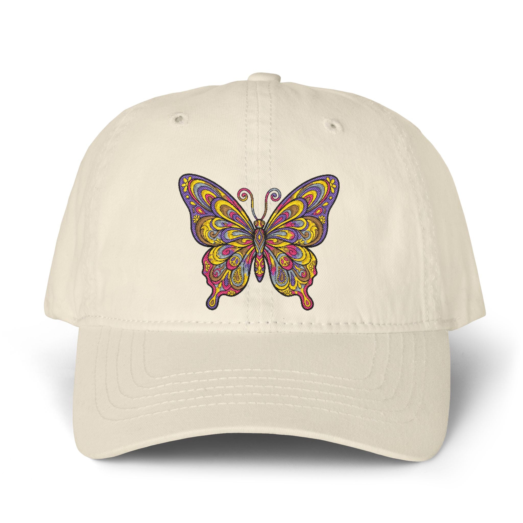 Women's Pigment-Dyed Cap with Fashion Undervisor (Embroidery)