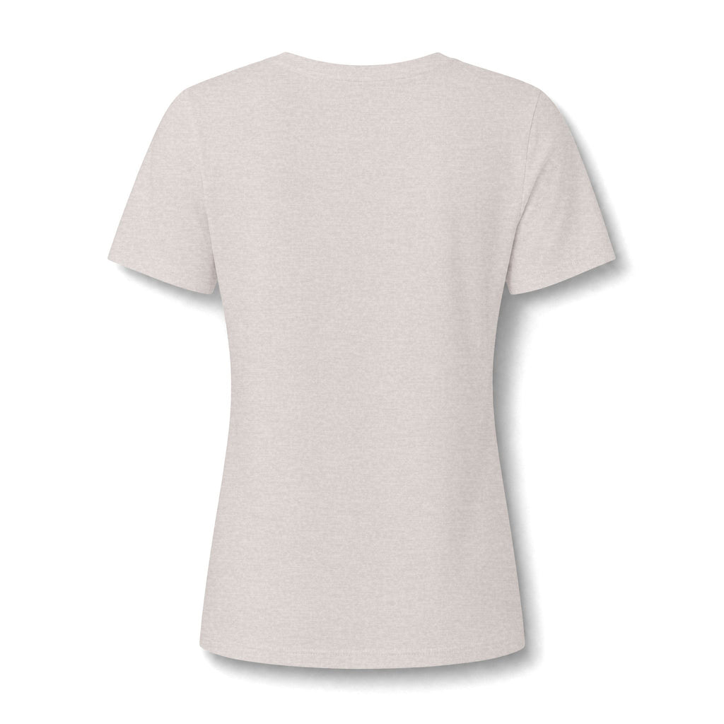 Peace & Love Sunflower Tee – Retro Boho V-Neck Damen | musikworlds Artist Collection