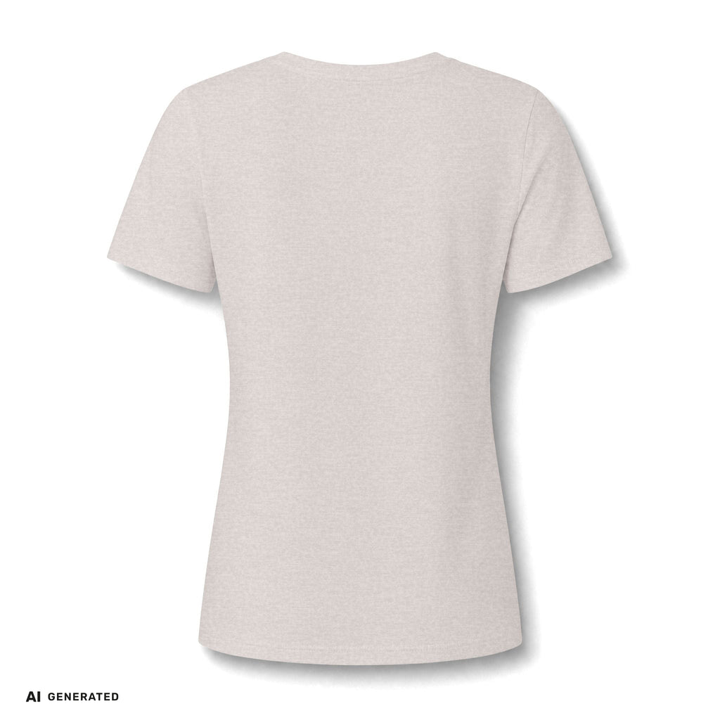 Damen V-Neck Butterfly Tee – Buntes Boho Schmetterlings-Shirt | musikworlds Artist Collection – AI GENERATED / KI-GENERIERT