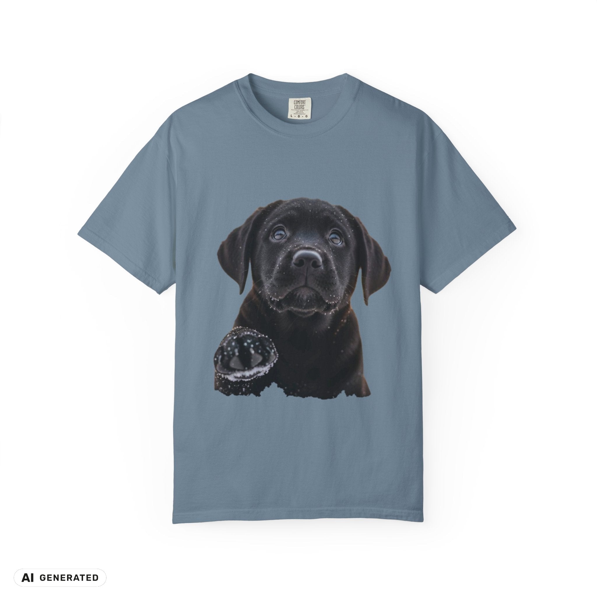 Labrador Welpe T-Shirt – Hunde-Grafik-Tee | musikworlds Artist Collection – AI GENERATED / KI-GENERIERT