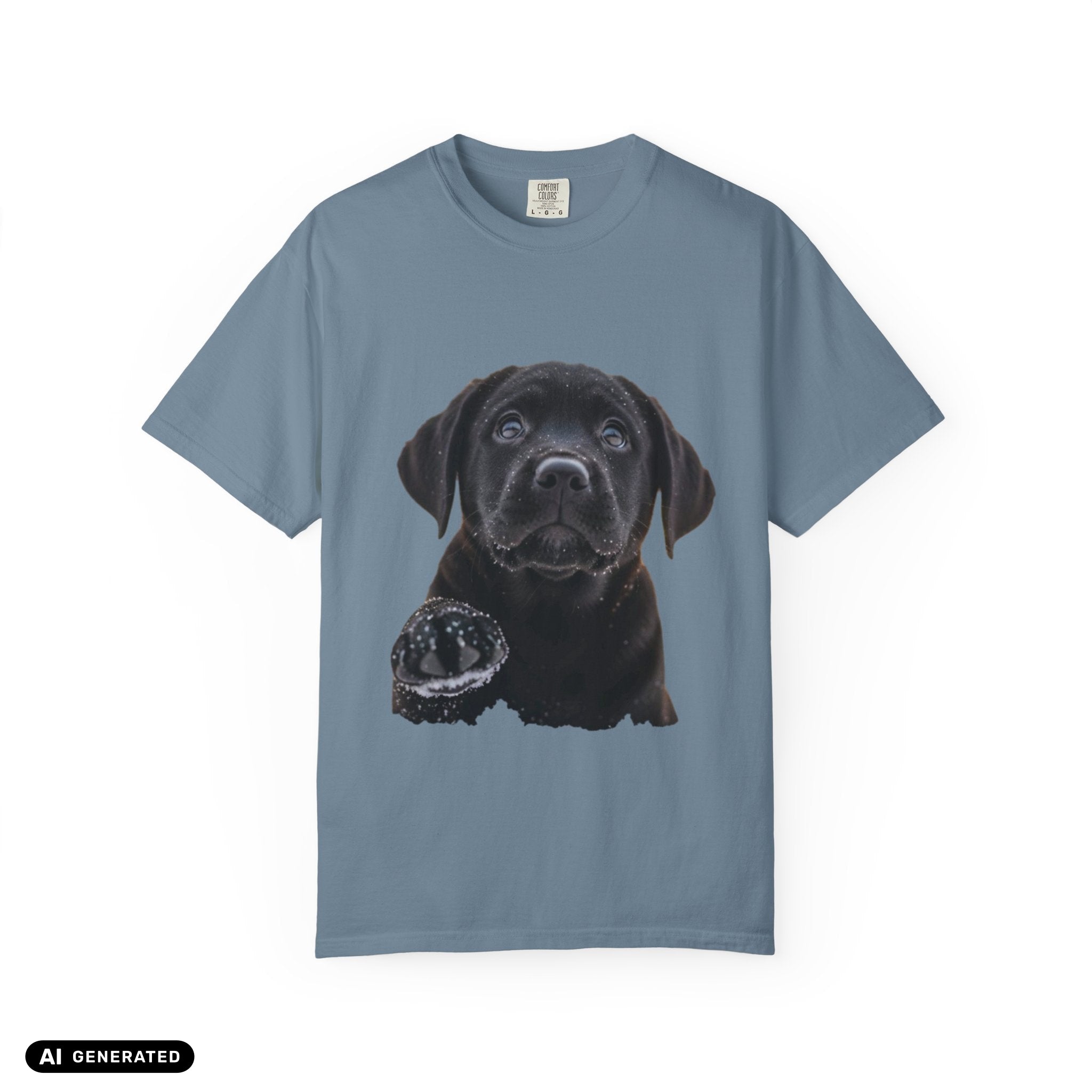 Labrador Welpe T-Shirt – Hunde-Grafik-Tee | musikworlds Artist Collection – AI GENERATED / KI-GENERIERT