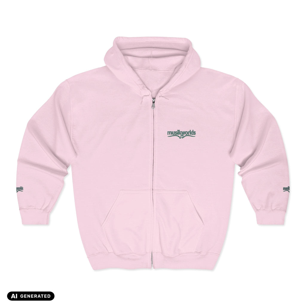 Zip Hoodie | musikworlds – AI GENERATED / KI-GENERIERT