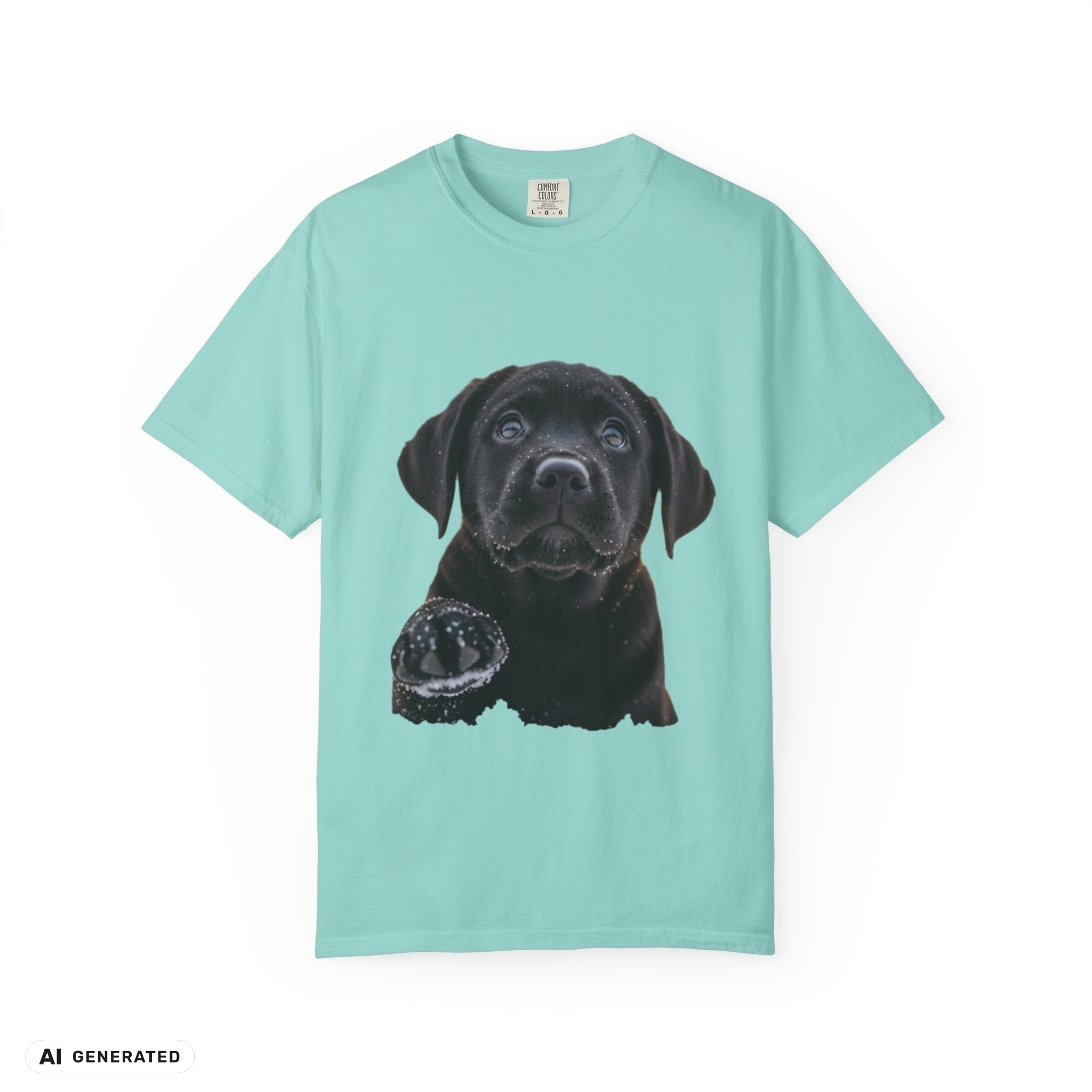Labrador Welpe T-Shirt – Hunde-Grafik-Tee | musikworlds Artist Collection – AI GENERATED / KI-GENERIERT