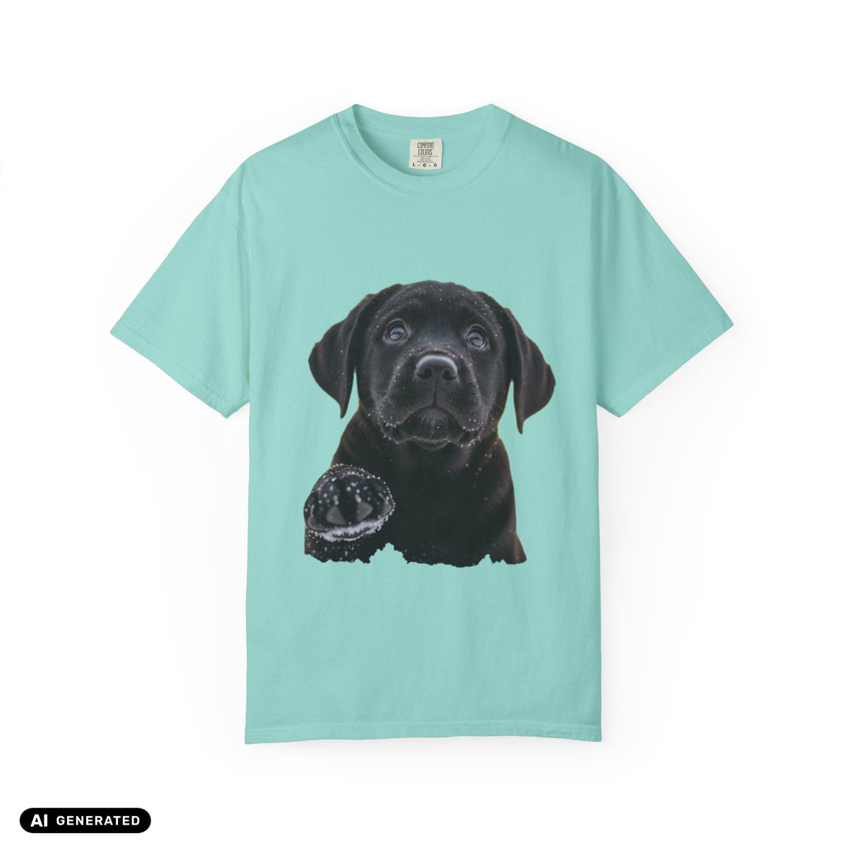 Labrador Welpe T-Shirt – Hunde-Grafik-Tee | musikworlds Artist Collection – AI GENERATED / KI-GENERIERT