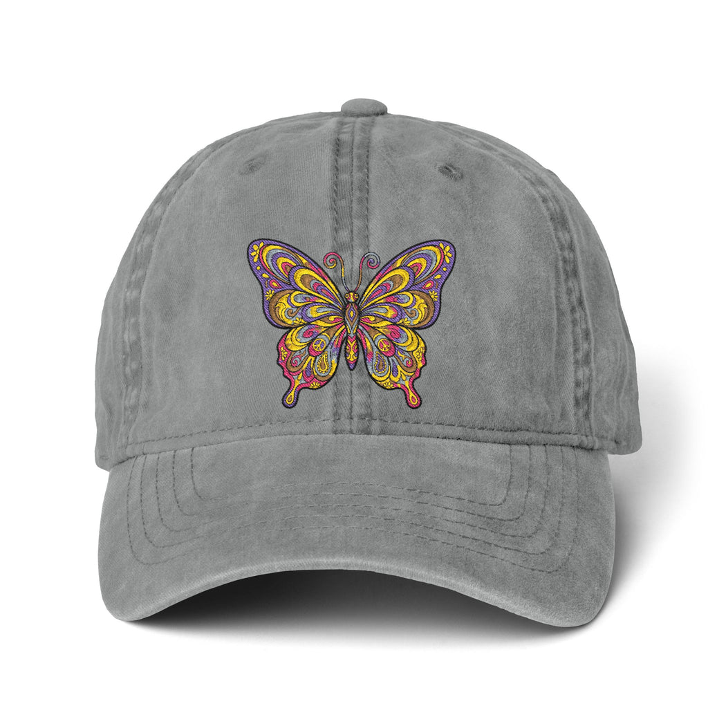 Women's Pigment-Dyed Cap with Fashion Undervisor (Embroidery)