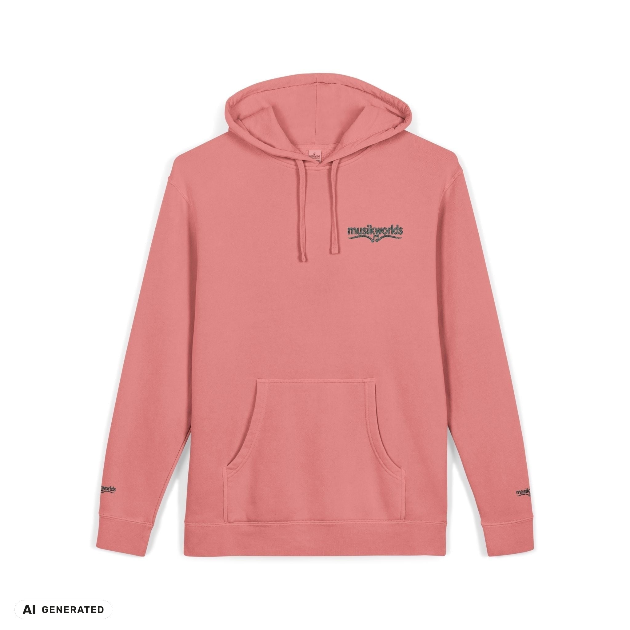 Hoodie | musikworlds – AI GENERATED / KI-GENERIERT