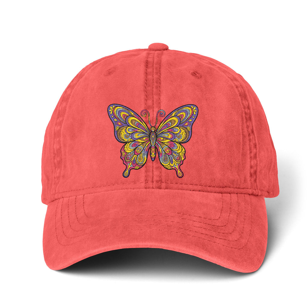 Women's Pigment-Dyed Cap with Fashion Undervisor (Embroidery)