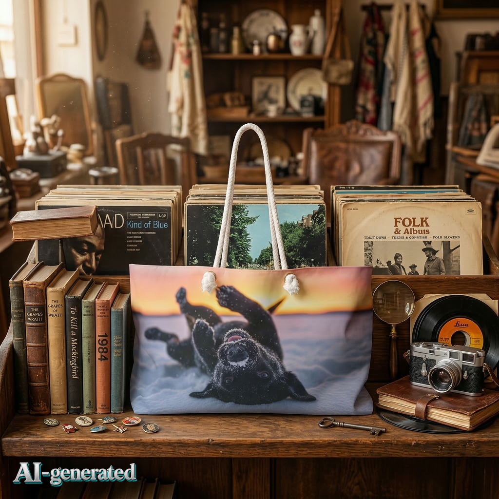 EU AI label - Labrador Weekender Bag – Hunde-Reisetasche für Hundeliebhaber | musikworlds