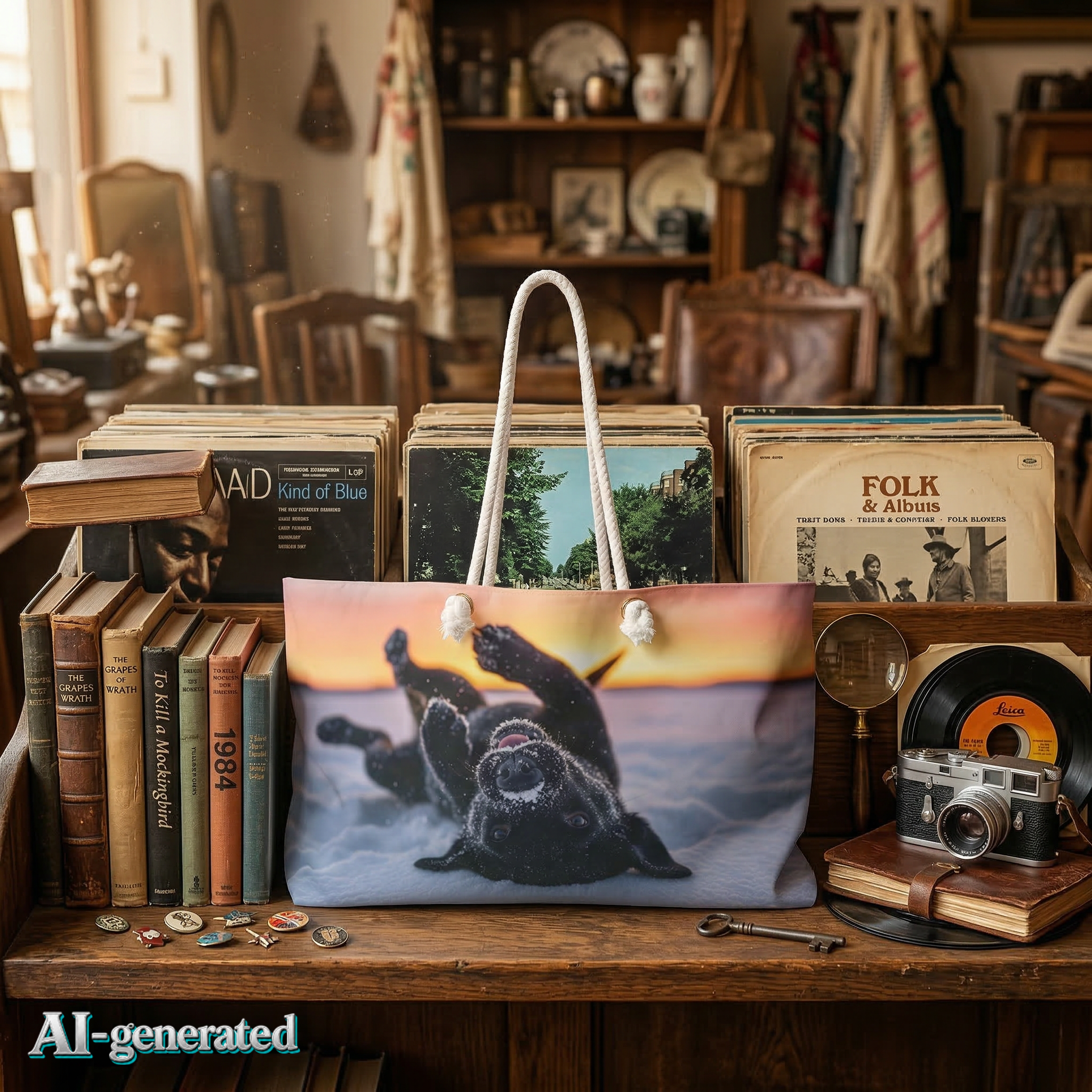 EU AI label - Labrador Weekender Bag – Hunde-Reisetasche für Hundeliebhaber | musikworlds