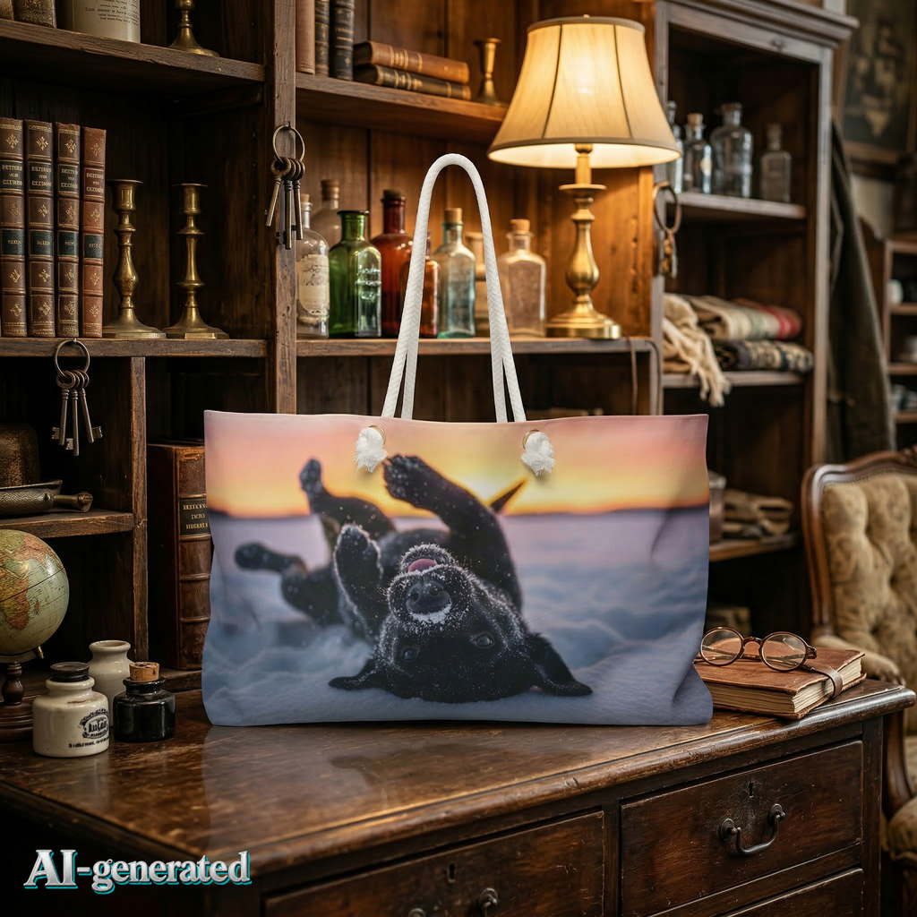 EU AI label - Labrador Weekender Bag – Hunde-Reisetasche für Hundeliebhaber | musikworlds