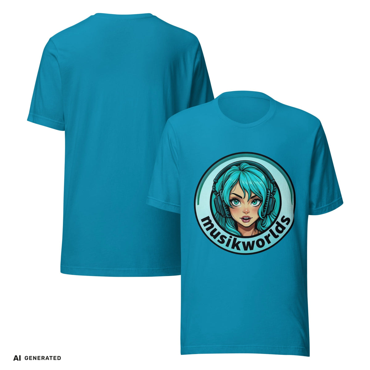 T-Shirt musikworlds| musikworlds – AI GENERATED / KI-GENERIERT