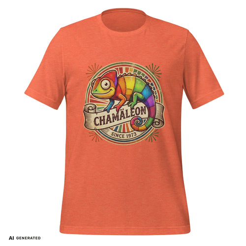 Farbi das Chamäleon T-Shirt – Lustiges-Grafik-Tee | musikworlds Artist Collection – AI GENERATED / KI-GENERIERT