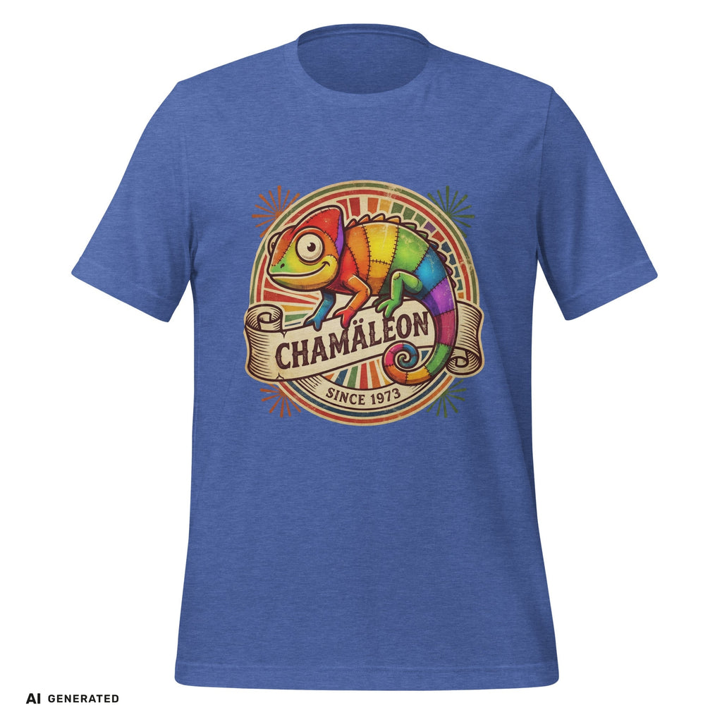 Farbi das Chamäleon T-Shirt – Lustiges-Grafik-Tee | musikworlds Artist Collection – AI GENERATED / KI-GENERIERT