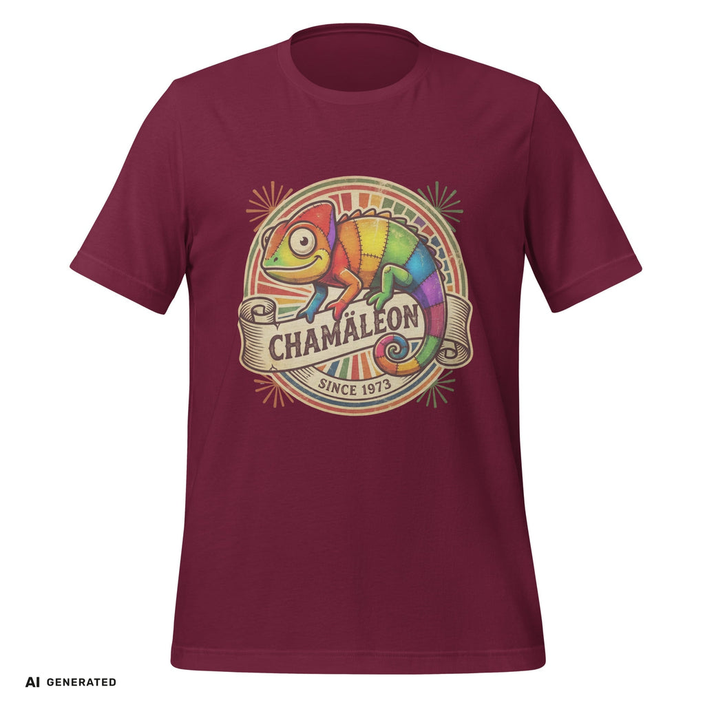 Farbi das Chamäleon T-Shirt – Lustiges-Grafik-Tee | musikworlds Artist Collection – AI GENERATED / KI-GENERIERT