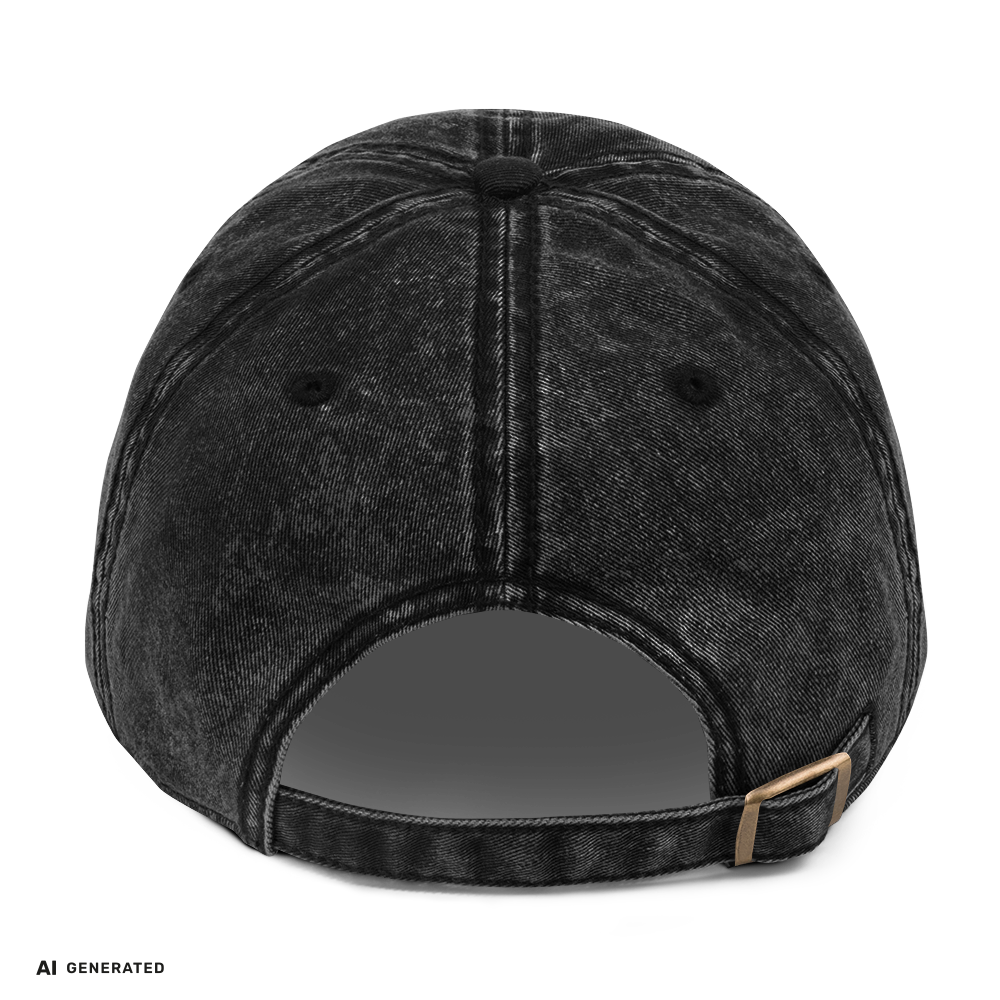 Vintage Cotton Twill Cap Chamäleon – Buntes Tier-Motiv Cap | musikworlds Artist Collection – AI GENERATED / KI-GENERIERT