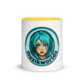 Tasse mit farbigem Innenrand – musikworlds | musikworlds